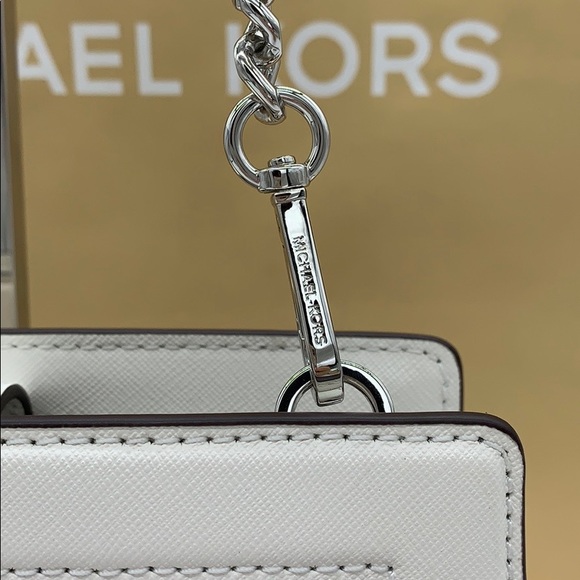 MICHAEL KORS RAYNE SM CROSSBODY OPTIC WHITE - Picture 3 of 16